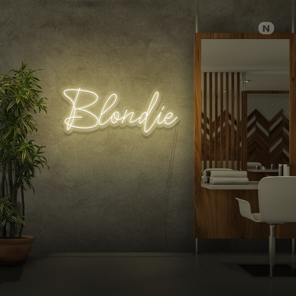 Neonskilt Blondie
