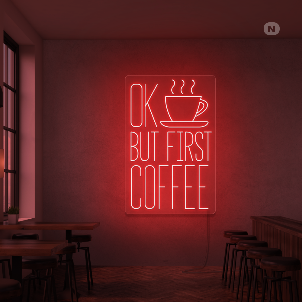 Neonskilt Kaffe