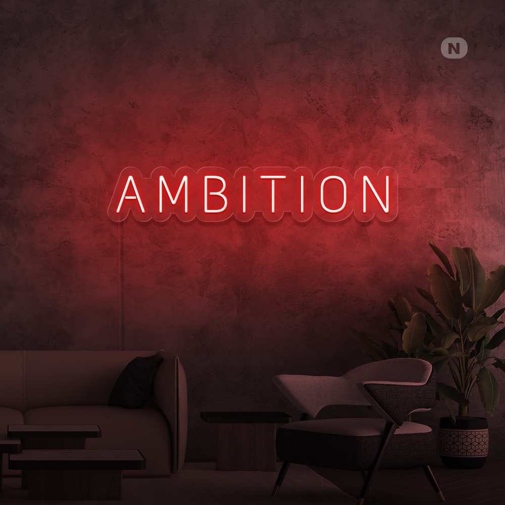 Neonskilt Ambition