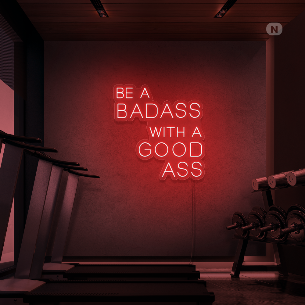Neonskilt Gym Quote