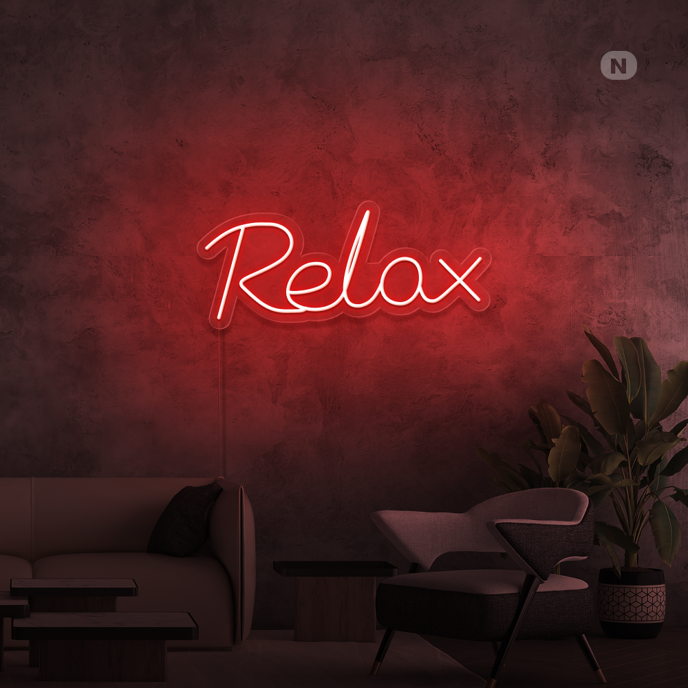 Neonskilt Relax