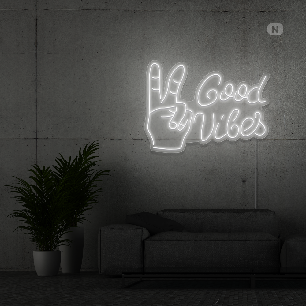 Neonskilt Good Vibes