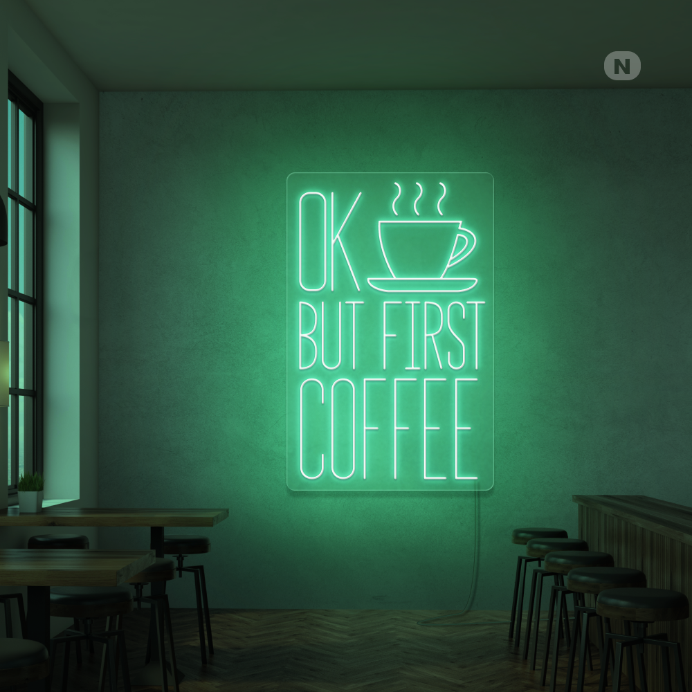 Neonskilt Kaffe