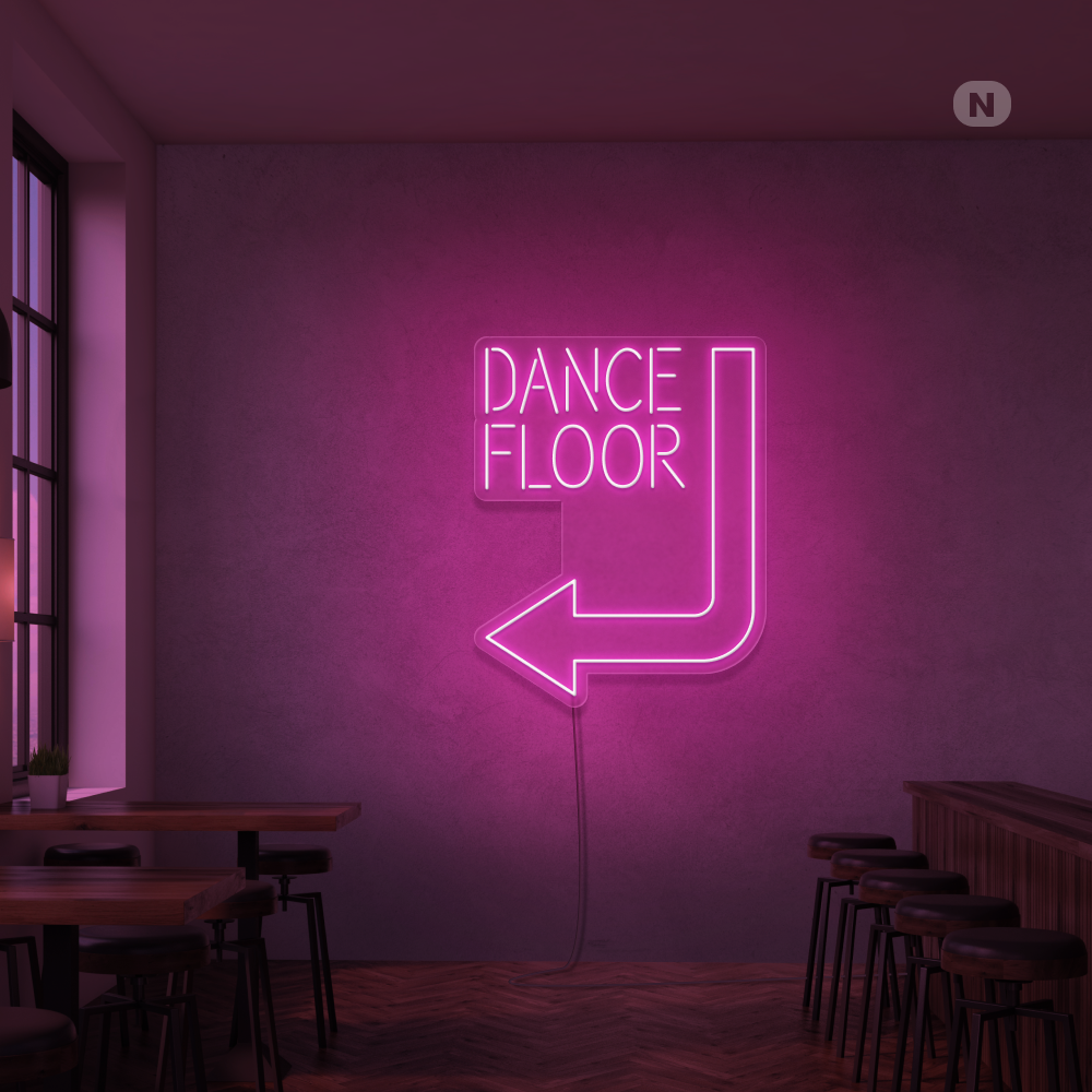 Neonskilt Dansegulv