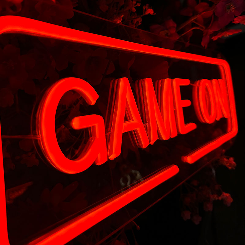 Neonskilt Game On