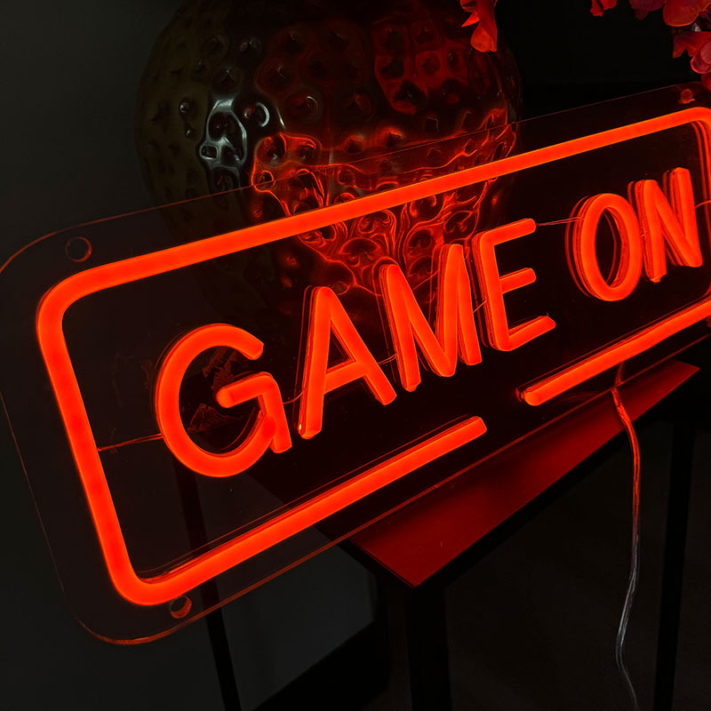 Neonskilt Game On