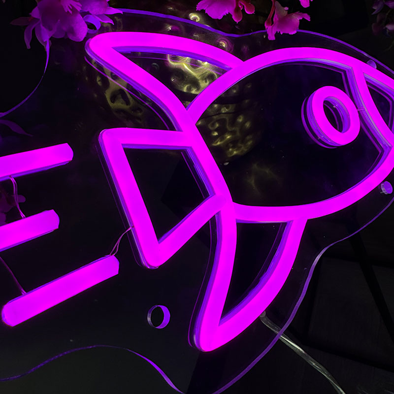 Neonskilt Raket
