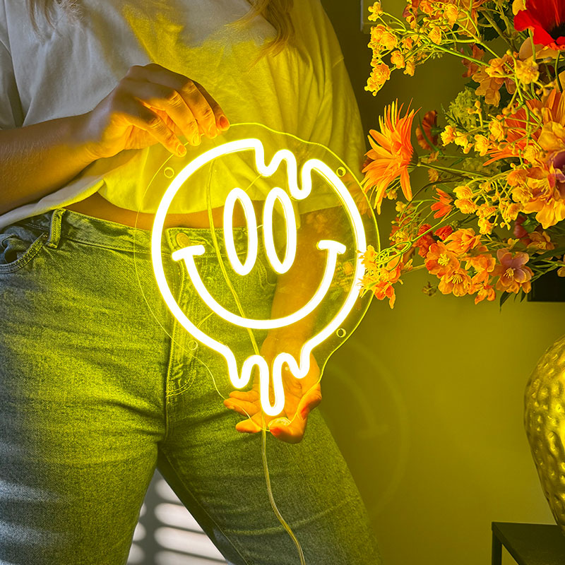 Neonskilt  Smiley