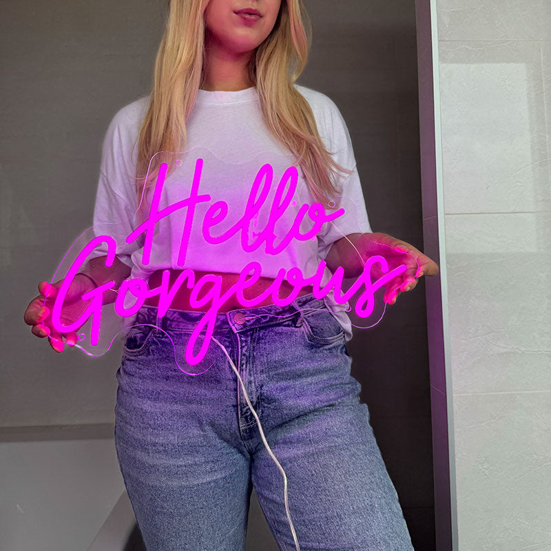 Neonskilt Hello Gorgeous