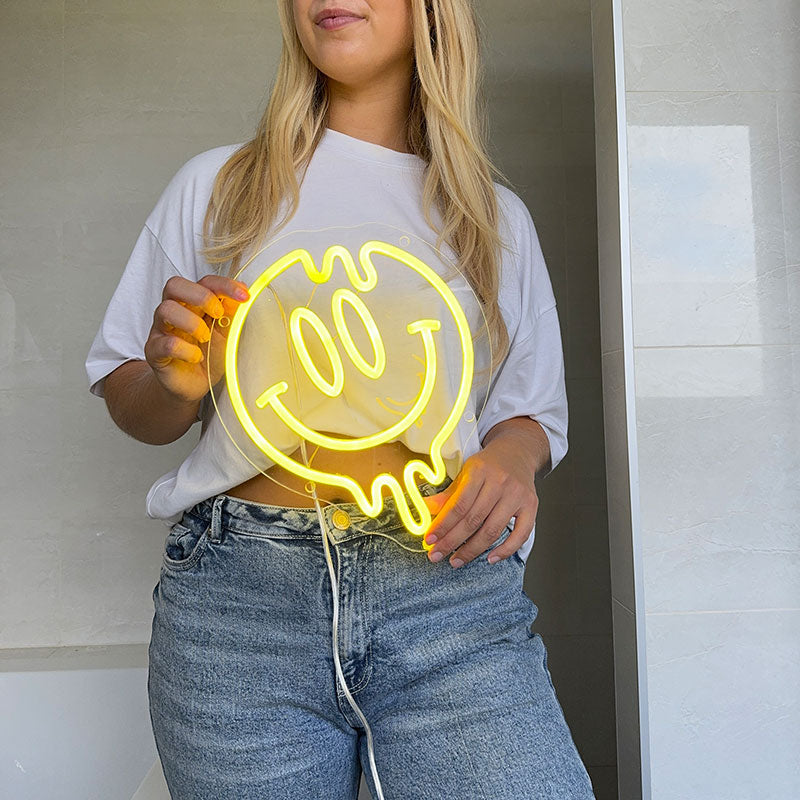 Neonskilt  Smiley