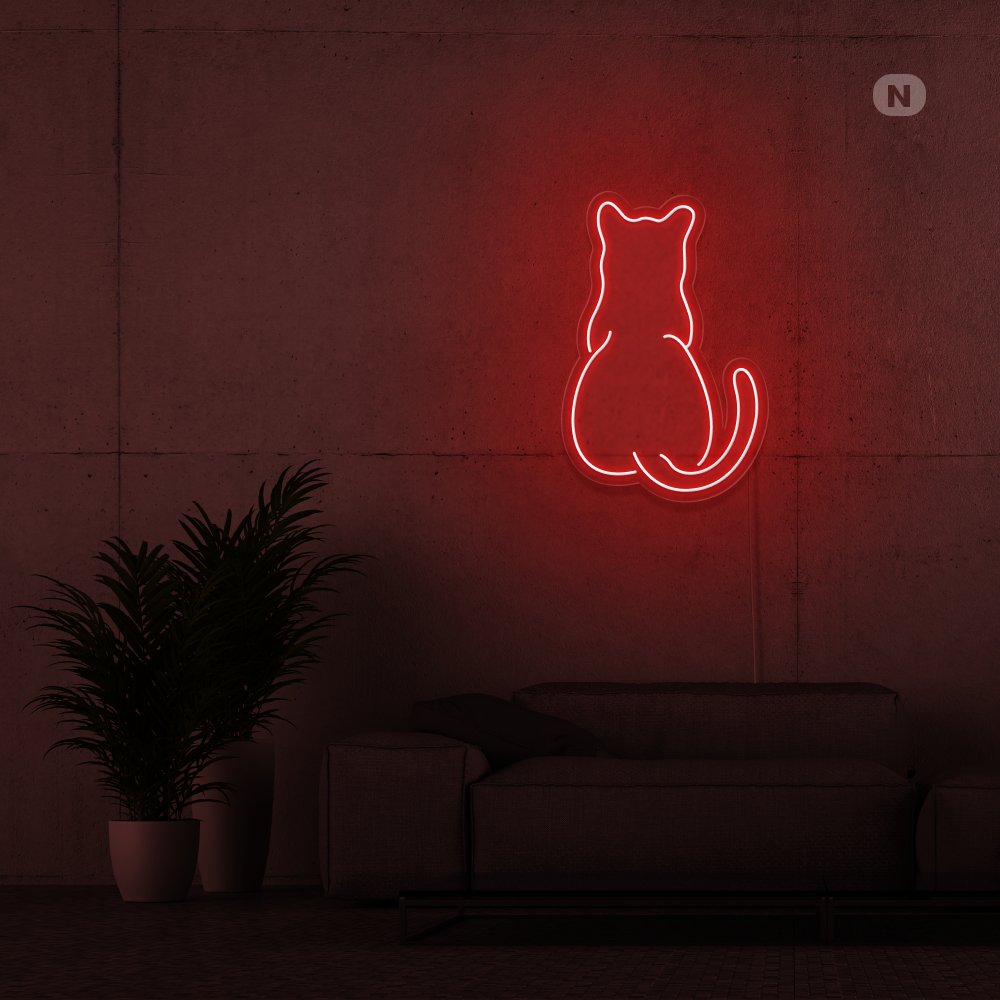 Neonskilt Kat