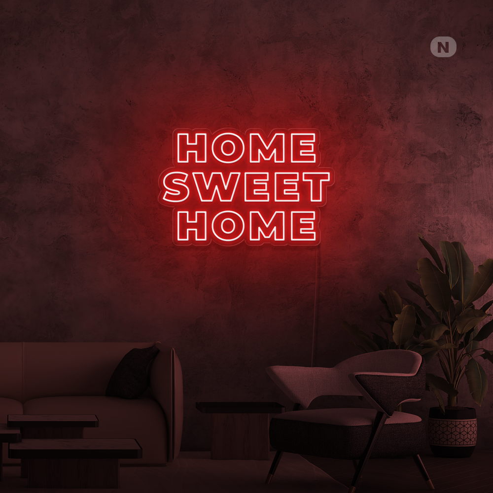 Neonskilt Home Sweet Home