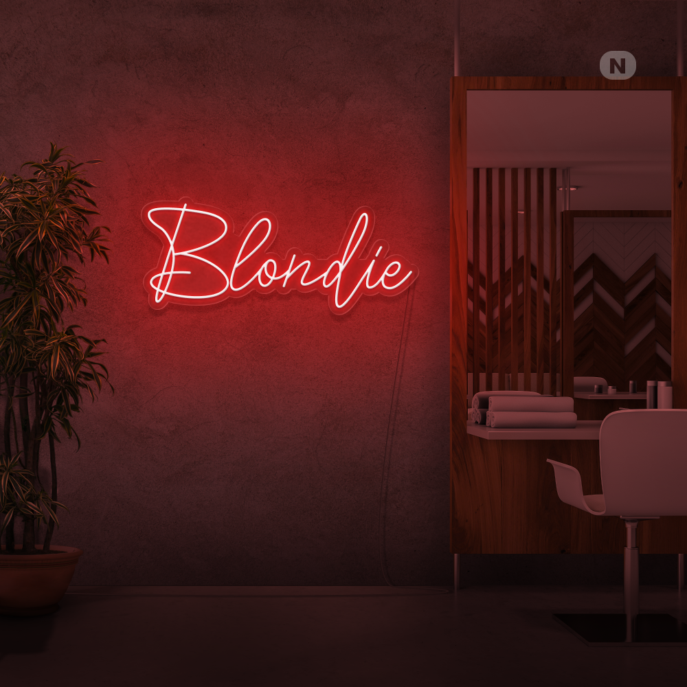 Neonskilt Blondie