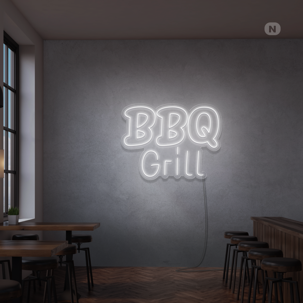 Neonskilt BBQ