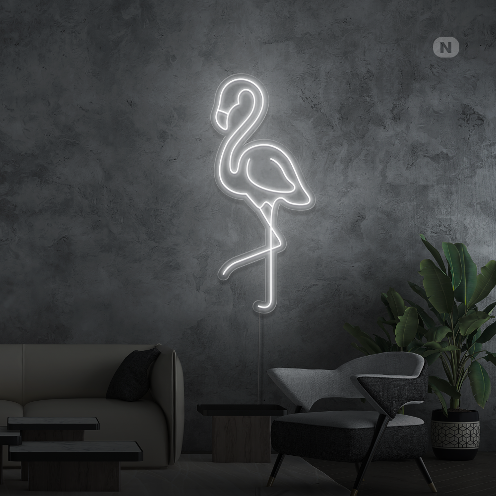Neonskilt Flamingo