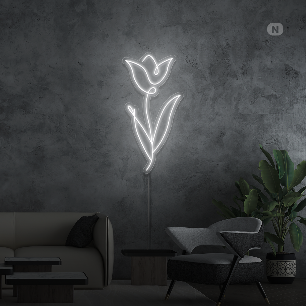 Neonskilt Rose