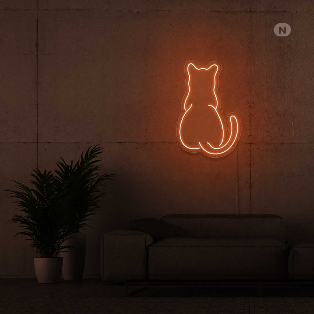 Neonskilt Kat