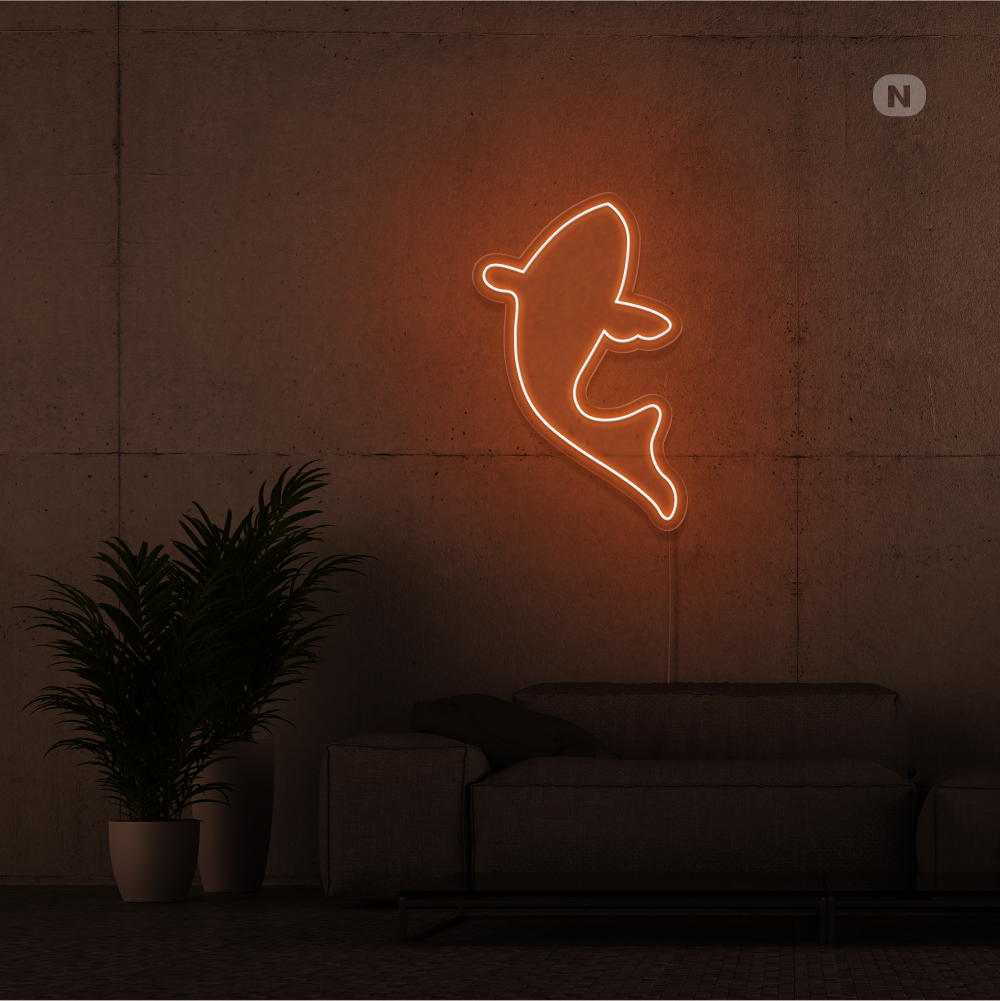 Neonskilt Fisk
