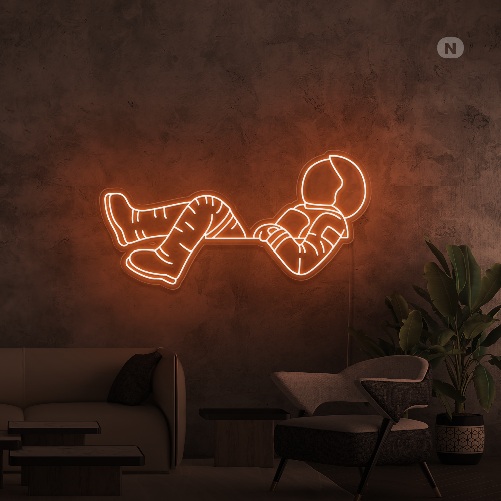 Neonskilt Astronaut