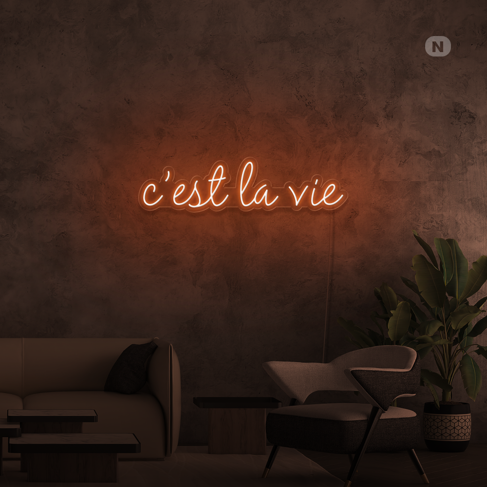 Neonskilt cestlavie