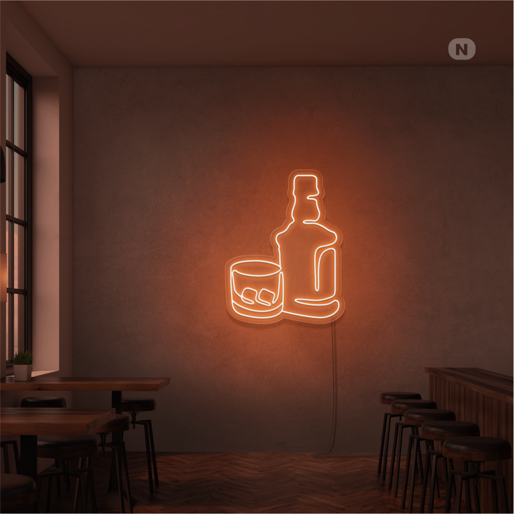 Neonskilt Whisky