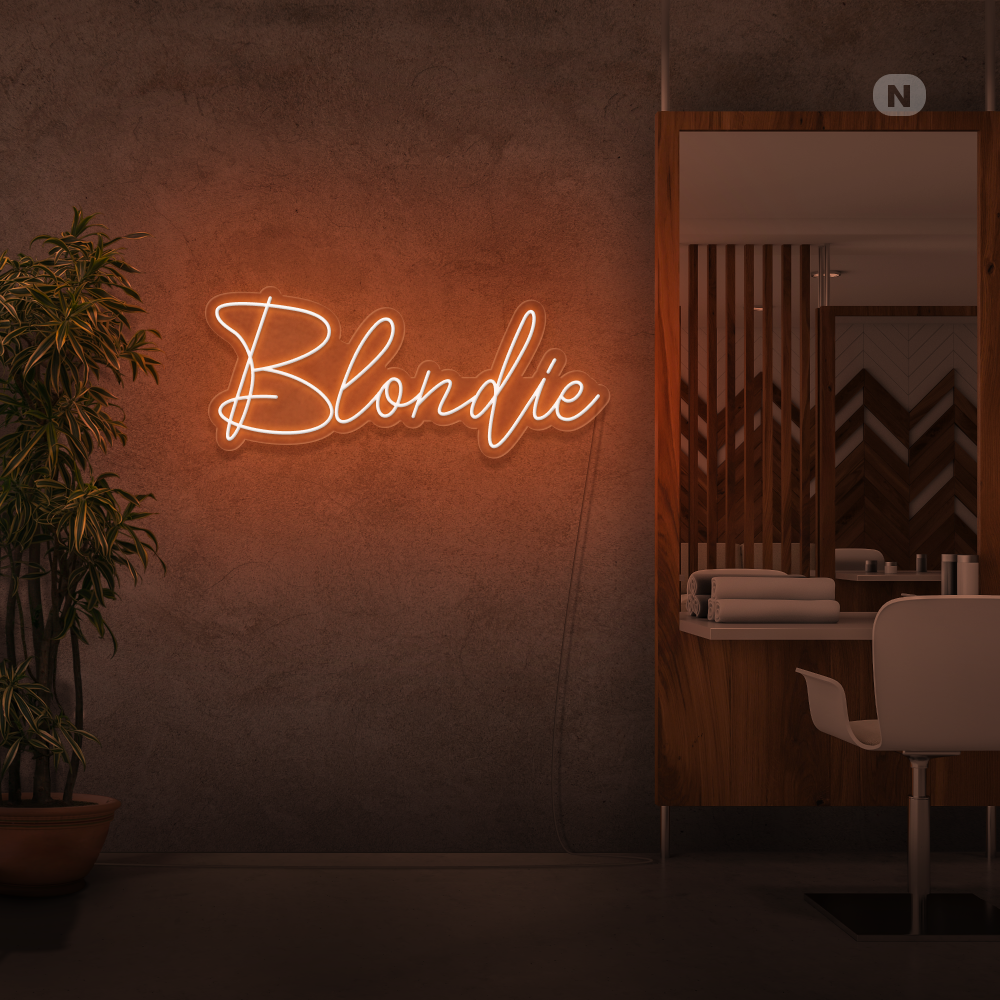 Neonskilt Blondie