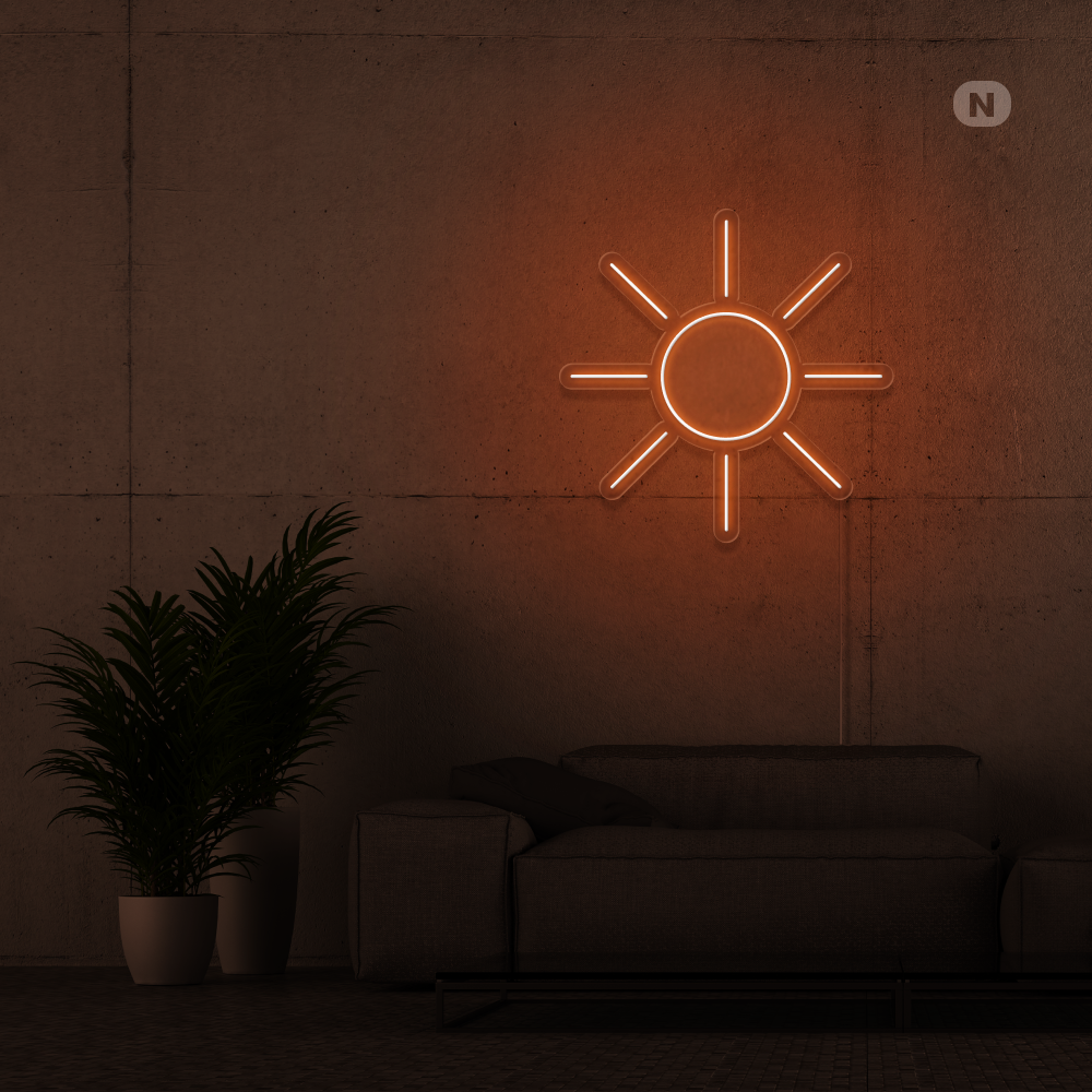 Neonskilt Solen