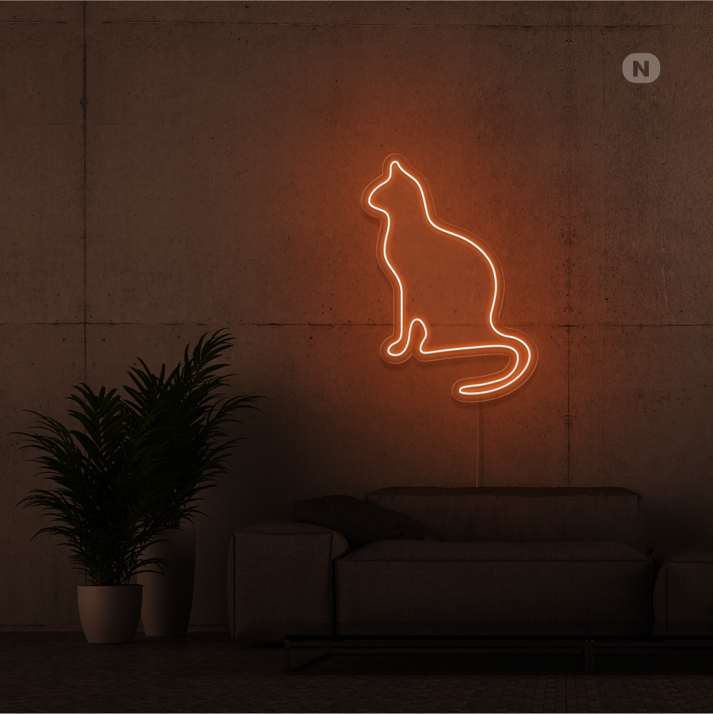 Neonskilt Kat