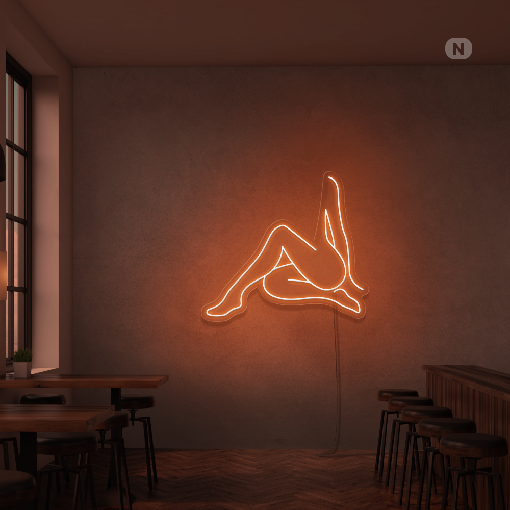 Neonskilt Sexet pige