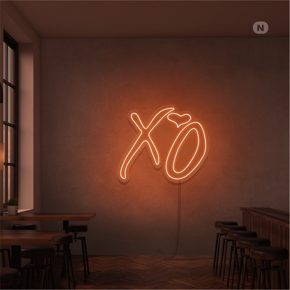Neonskilt XO