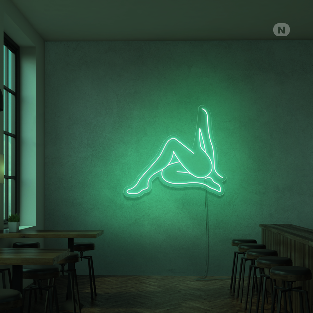 Neonskilt Sexet pige