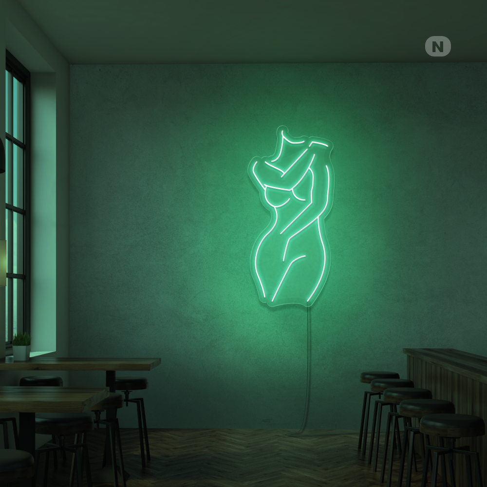 Neonskilt Sexet pige