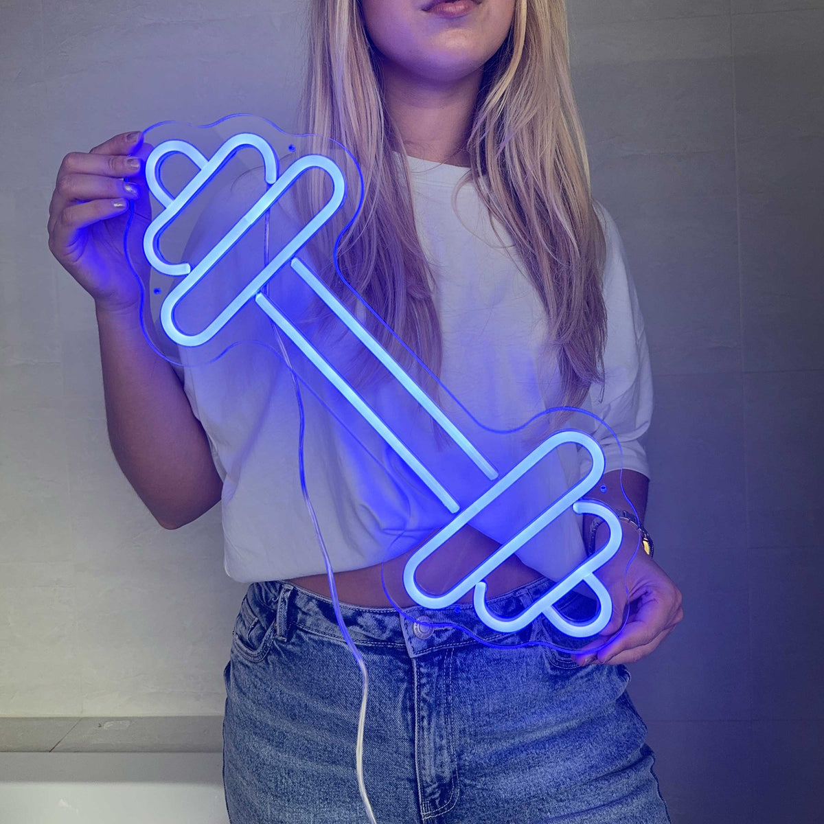 Neonskilt Dumbell