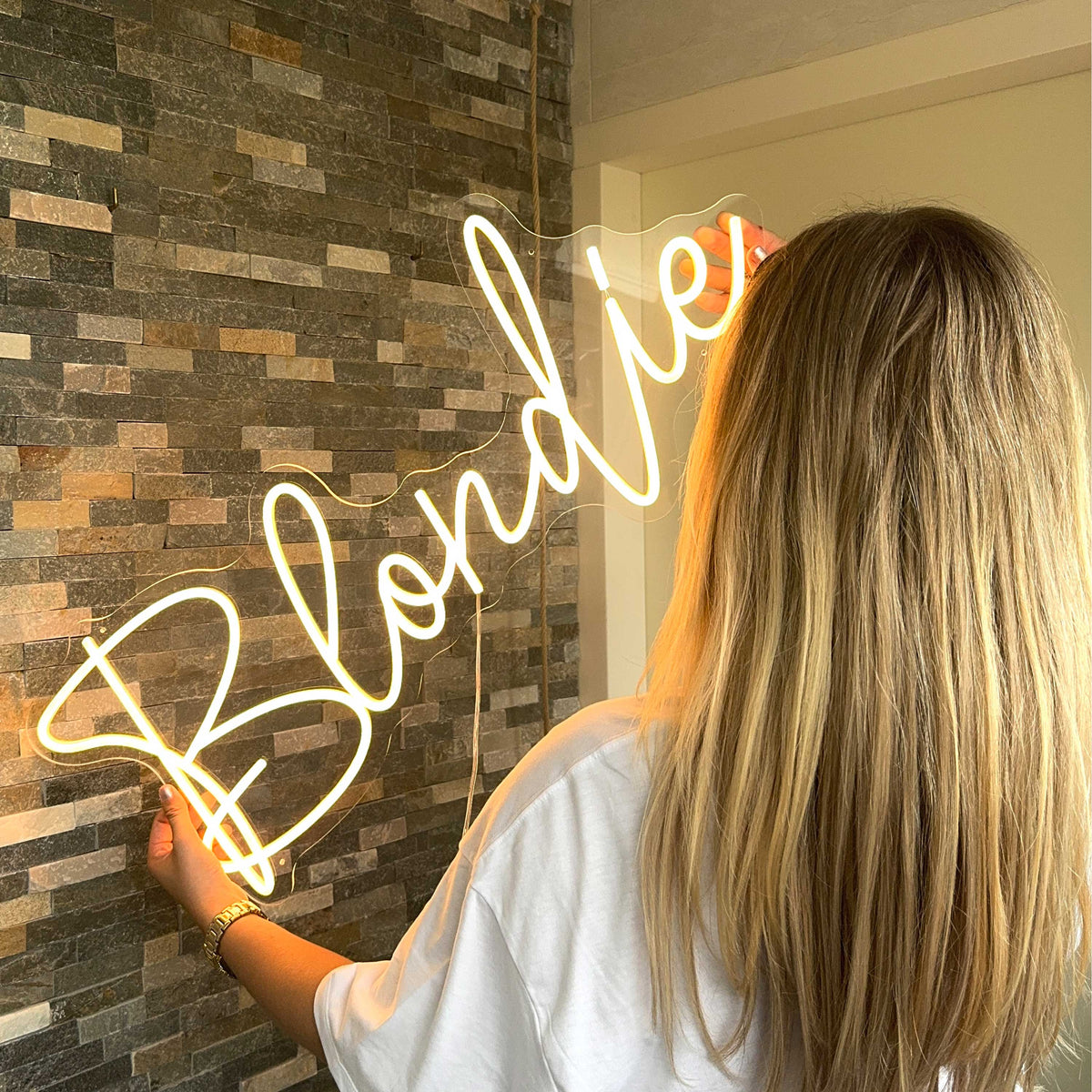 Neonskilt Blondie
