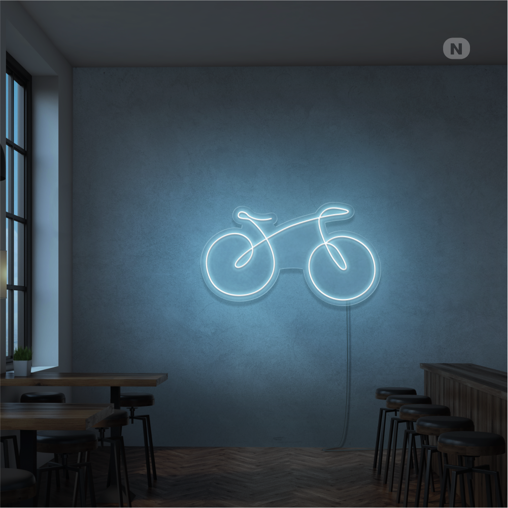 Neonskilt cykel