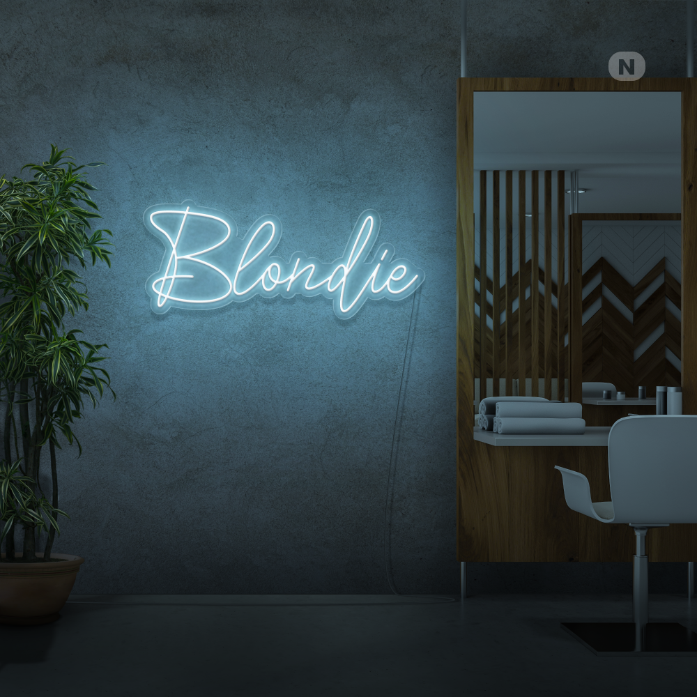 Neonskilt Blondie
