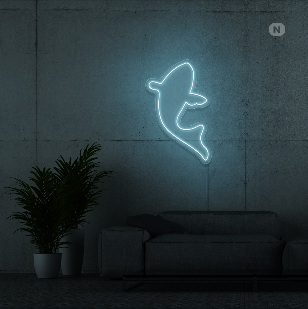 Neonskilt Fisk