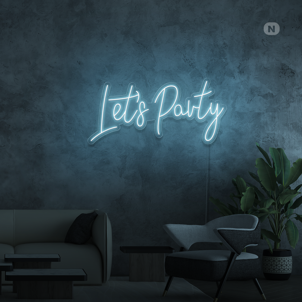 Neonskilt Lets Party