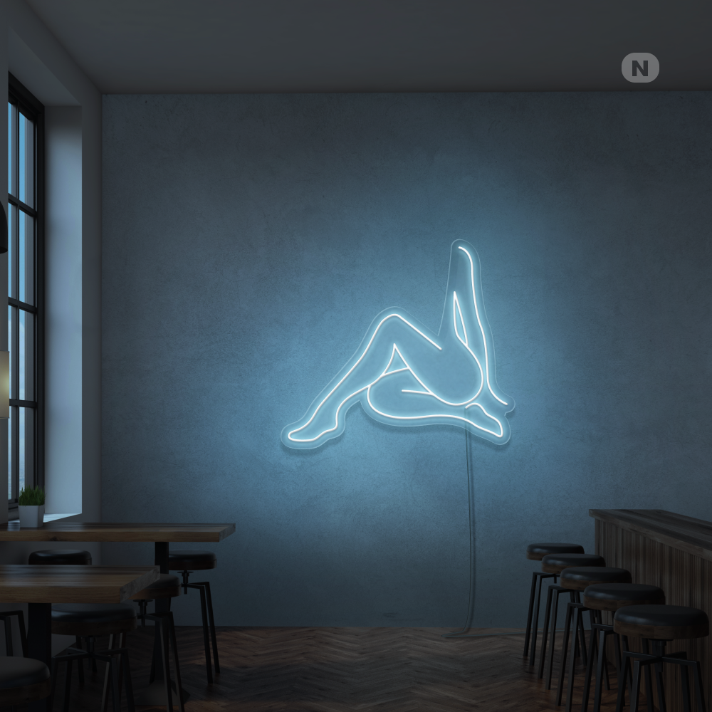 Neonskilt Sexet pige