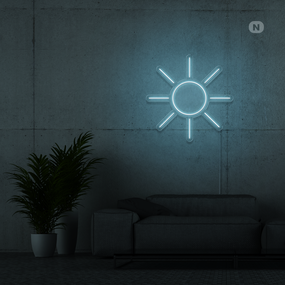 Neonskilt Solen