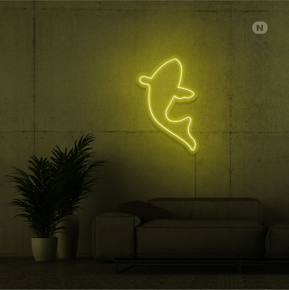 Neonskilt Fisk