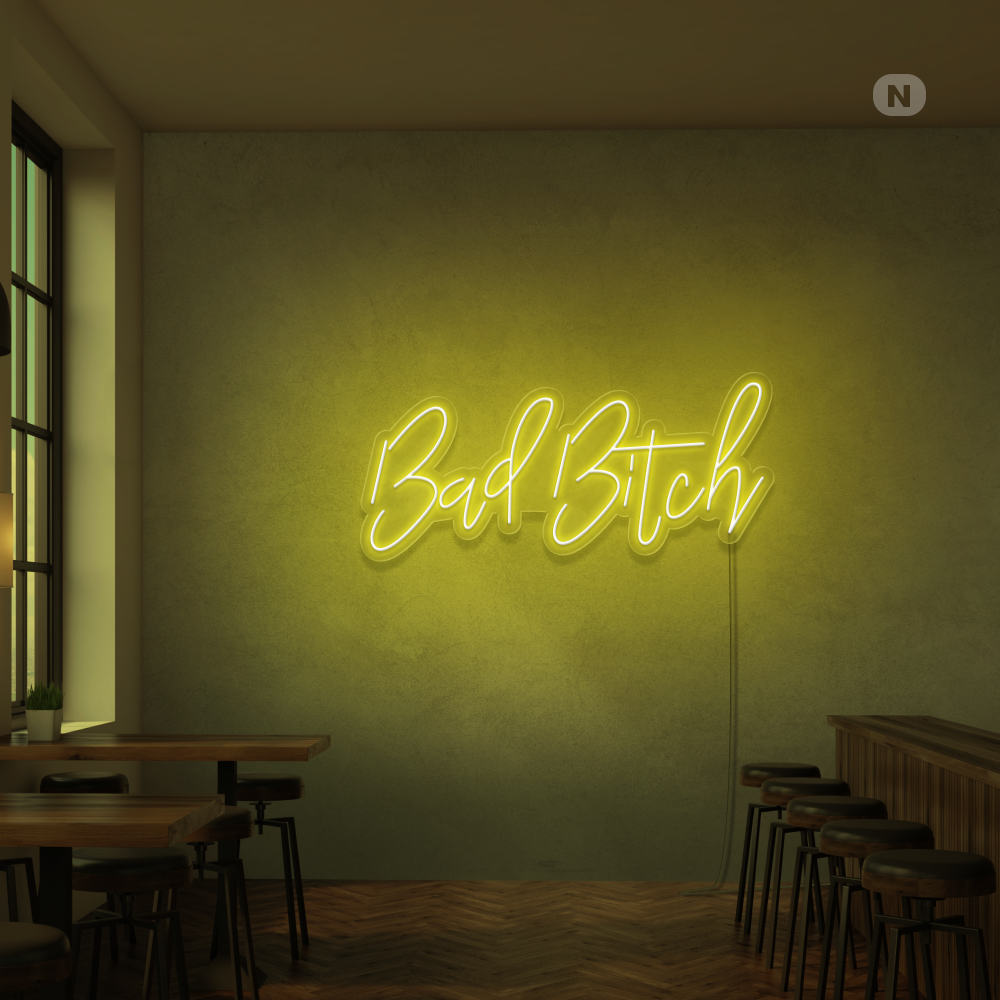 Neonskilt Bad Bitch