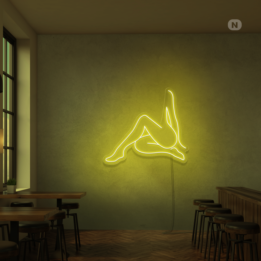 Neonskilt Sexet pige