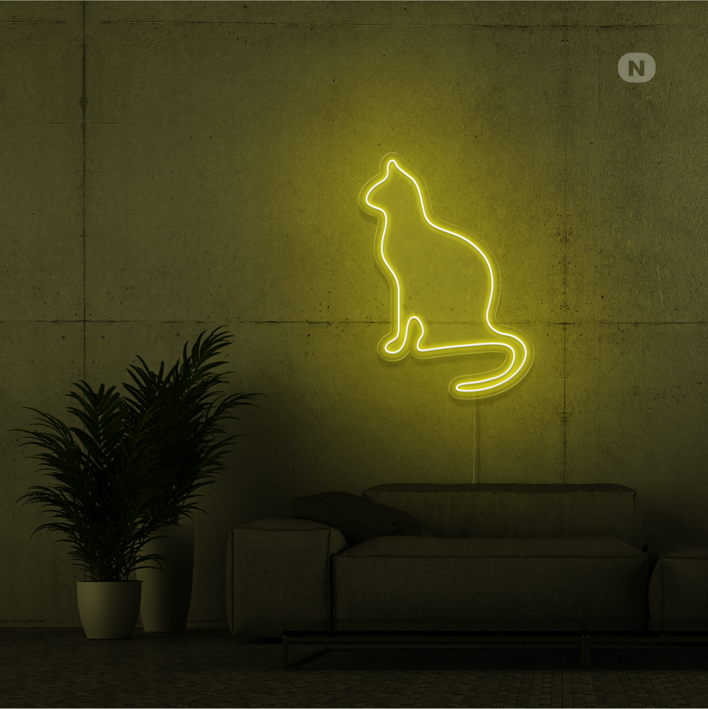 Neonskilt Kat