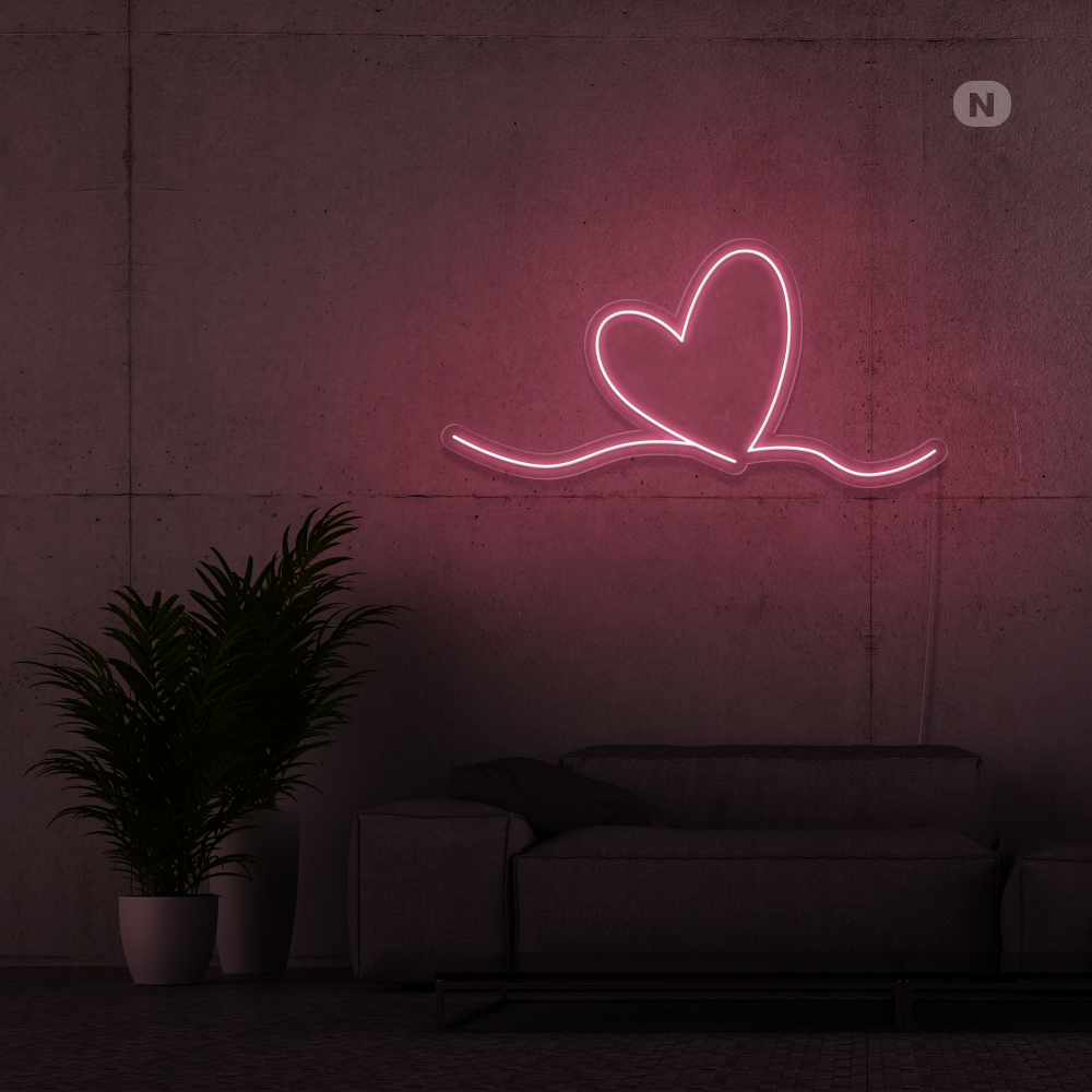 Neonskilt Kærlighed faktisk