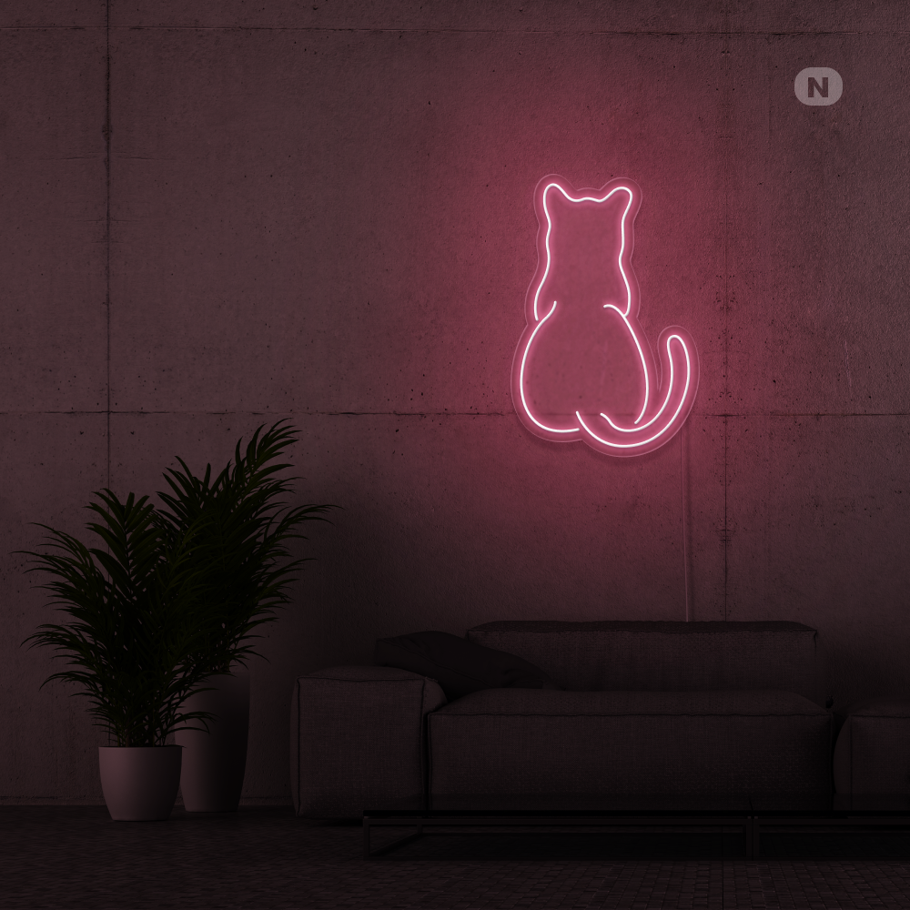 Neonskilt Kat
