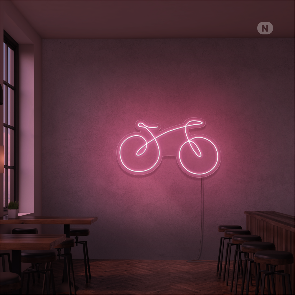 Neonskilt cykel