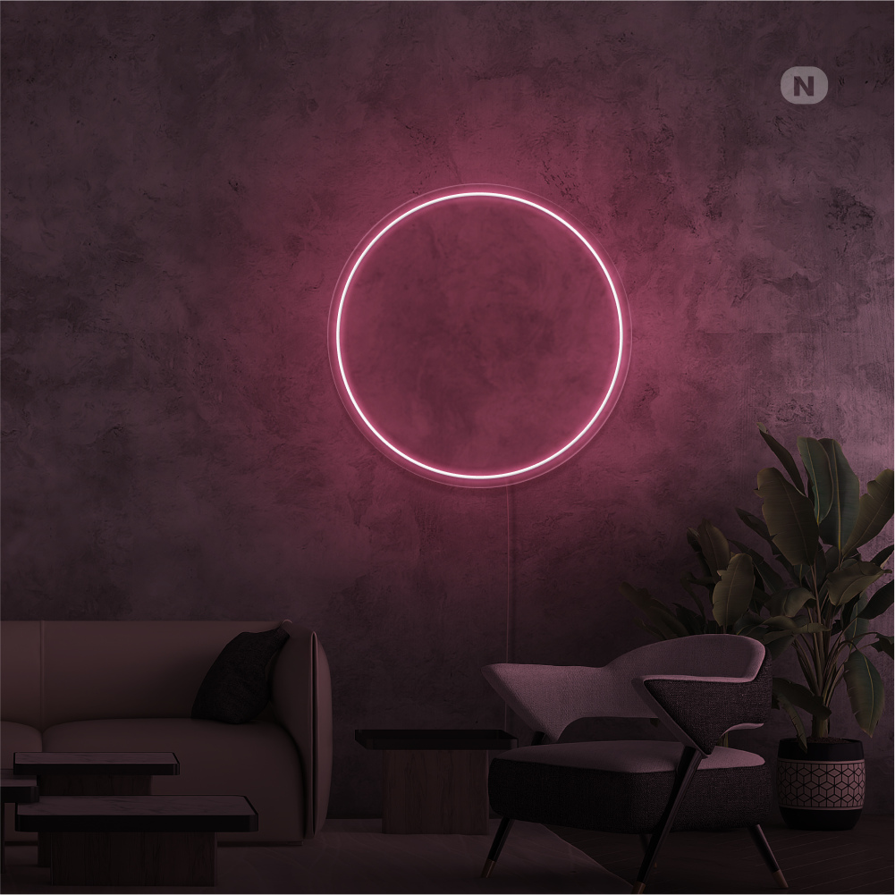 Neonskilt ZEN cirklen