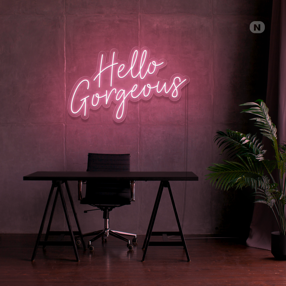 Neonskilt Hello Gorgeous