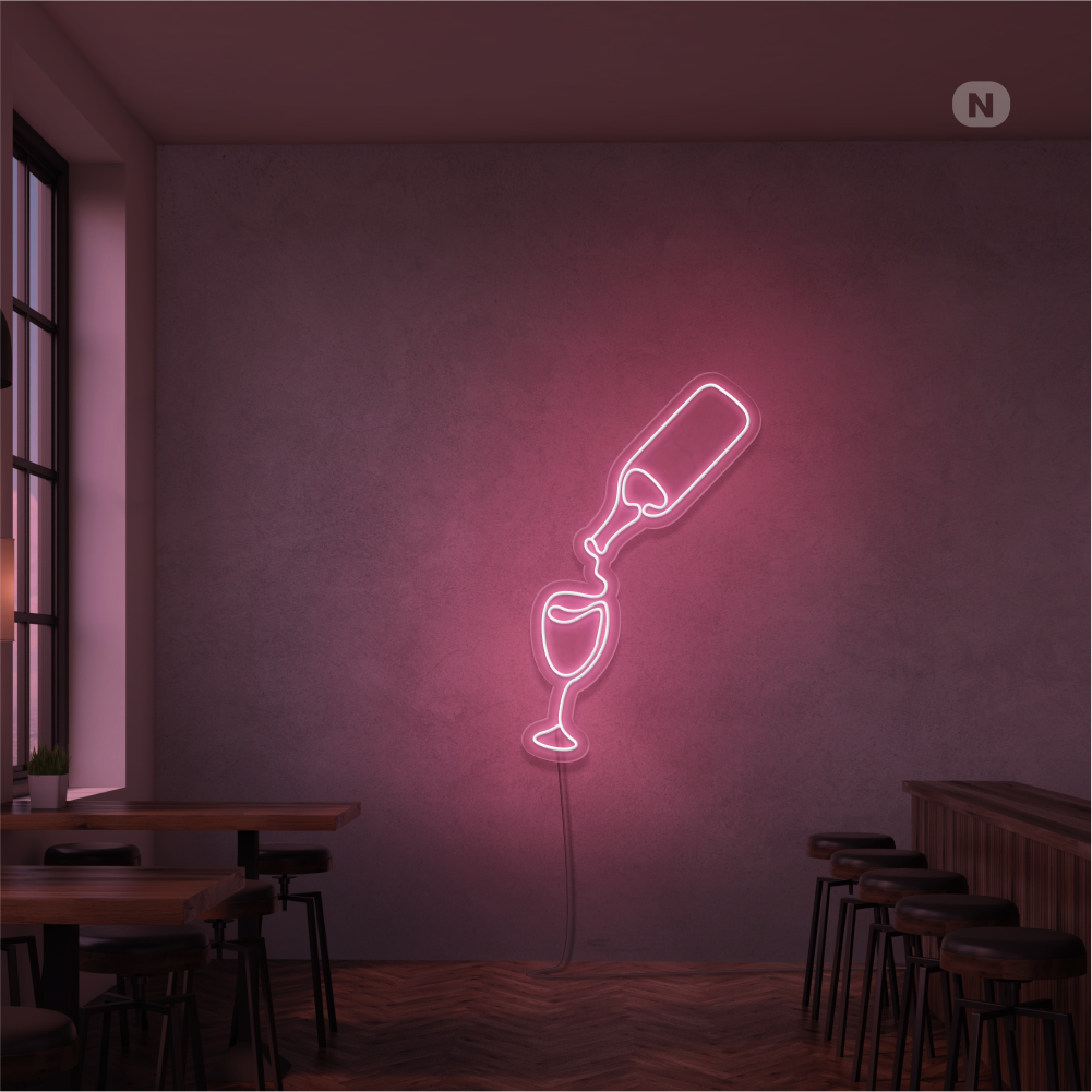 Neonskilt Vinelsker